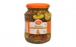 Tify Gherkins Sweet Heat Chips  Glass Jar  180 grams
